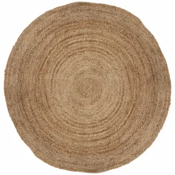 ATMOSPHERA Tapis de salon jute rond (120 cm) Gio Beige Hot