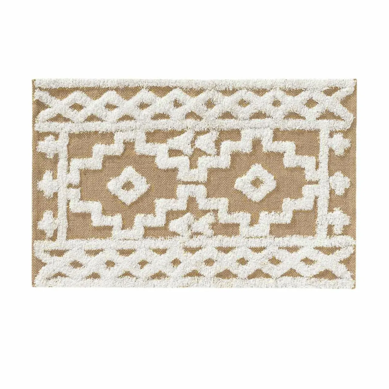 DOUCEUR D'INTERIEUR Tapis de salon jute (60 x 90 cm) Medine Beige