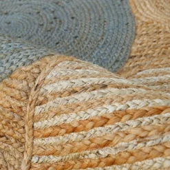 EMINZA Tapis de salon rectangulaire jute tissée main (200 x 300 cm) Tara Marron Discount