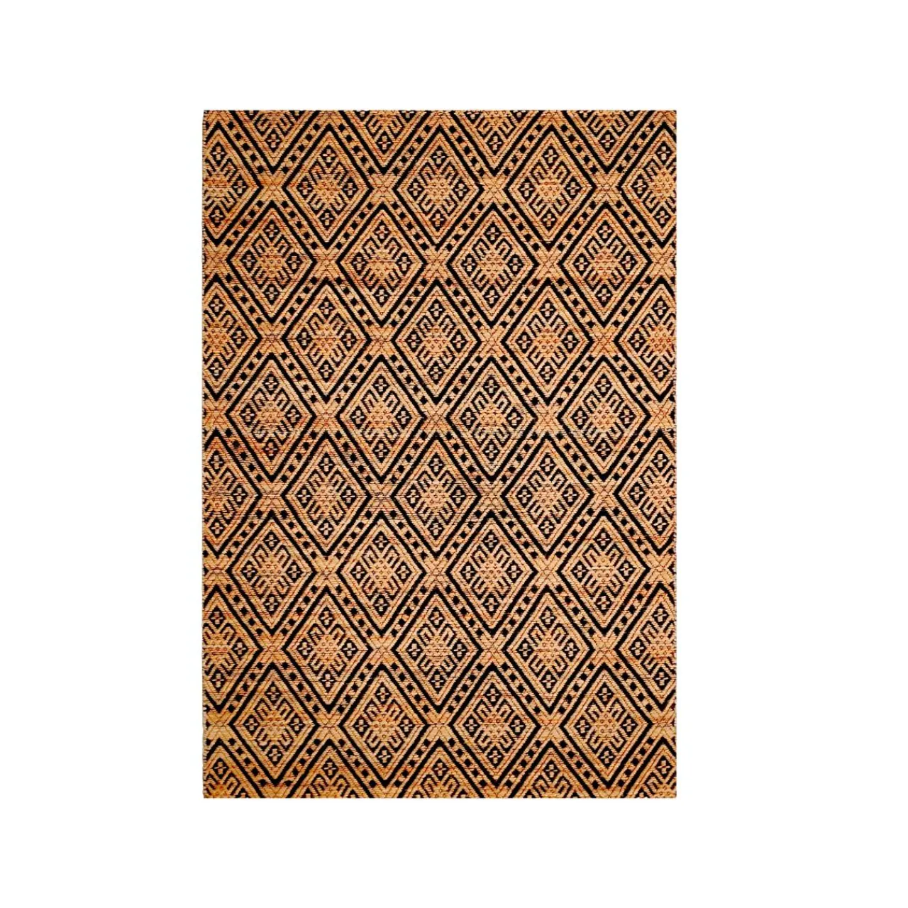 EMINZA Tapis de salon rectangulaire jute tissée main (140 x 200 cm) Meera Beige Hot