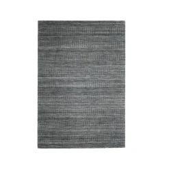EMINZA Tapis de salon rectangulaire matière recyclée (160 x 230 cm) Aiko Gris New
