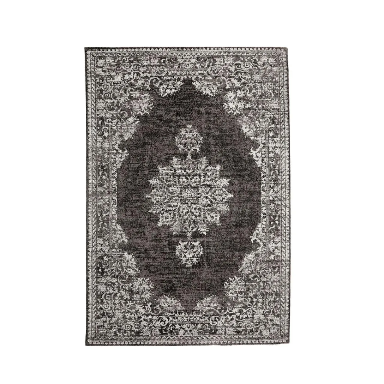 EMINZA Tapis de salon rectangulaire jacquard (160 x 230 cm) Sana Gris Online