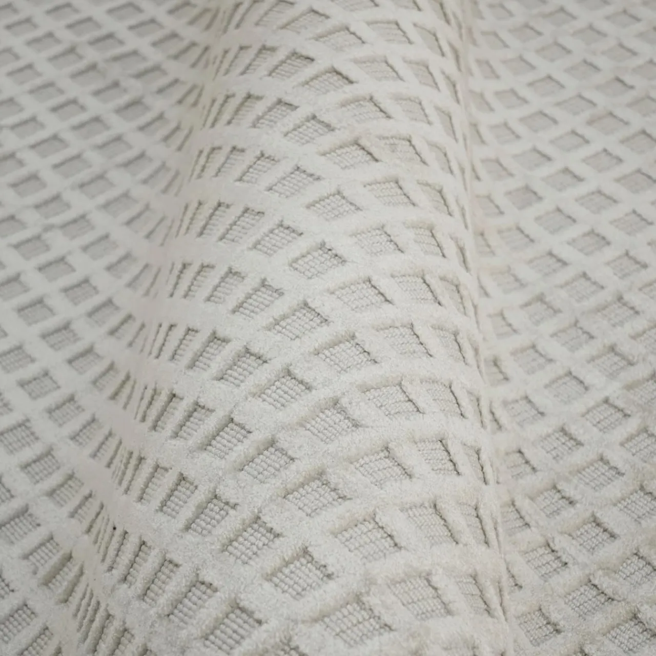 EMINZA Tapis de salon rectangulaire tissé (140 x 200 cm) Ravi pampa Beige