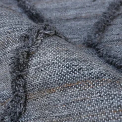 EMINZA Tapis de salon rectangulaire matière recyclée tuftée (160 x 230 cm) Noori Gris Outlet