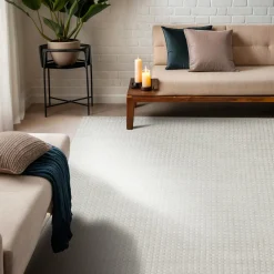 EMINZA Tapis de salon rectangulaire tissé (160 x 230 cm) Ravi pampa Beige Hot