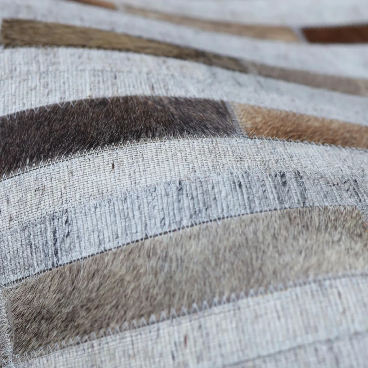 EMINZA Tapis de salon rectangulaire laine jacquard (140 x 200 cm) Sanjay Gris Clearance