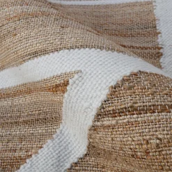 EMINZA Tapis de salon rectangulaire jute (140 x 200 cm) Paris Beige New