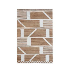 EMINZA Tapis de salon rectangulaire jute (160 x 230 cm) Paris Beige Best