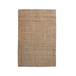 EMINZA Tapis de salon rectangulaire jute tissée main (160 x 230 cm) Weston Marron Clearance
