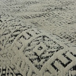 EMINZA Tapis de salon rectangulaire jacquard (140 x 200 cm) Zahra Noir Best
