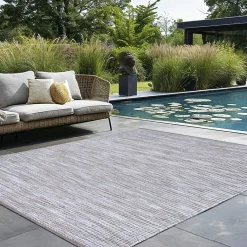 L'EFFET PAPILLON Tapis d'extérieur rectangulaire (160 x 230 cm) Bono Ficelle Gris ficelle Best