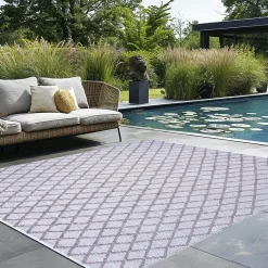 L'EFFET PAPILLON Tapis d'extérieur rectangulaire (160 x 230 cm) Orlando Sable Hot