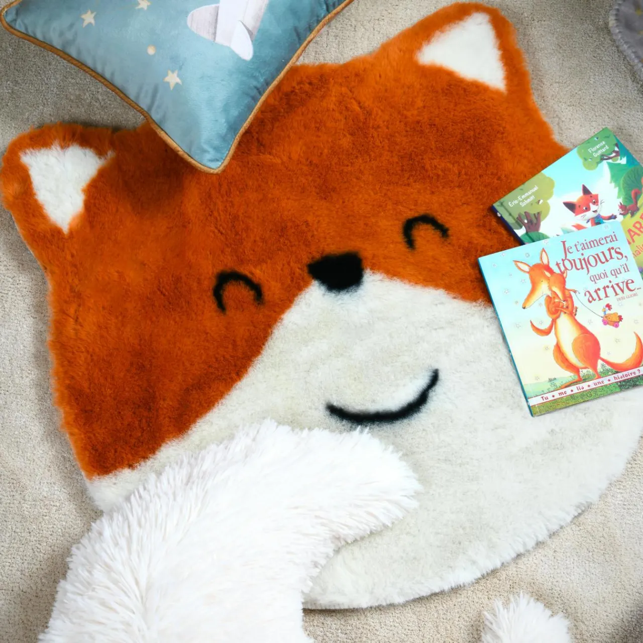 STOF Tapis enfant doux (63 cm) Ferdinand Roux Orange Discount