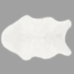 Atmosphera createur d'interieur for kids Tapis fausse fourrure (90 x 60 cm) Fisher Blanc Outlet