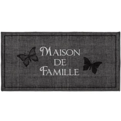 DOUCEUR D'INTERIEUR Tapis multi-usage (50 x 120 cm) Familia Gris New