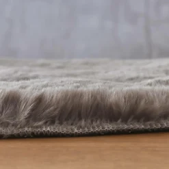 EMINZA Tapis rectangulaire fausse fourrure (140 x 200 cm) Finn Taupe Sale