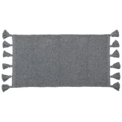 TENDANCE Tapis salon coton (45 x 90 cm) Alba Gris New