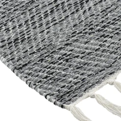 TENDANCE Tapis salon coton (45 x 90 cm) Jade Gris Outlet