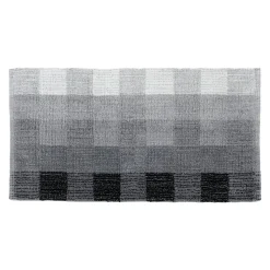 TENDANCE Tapis salon coton (45 x 90 cm) Louise Gris Hot