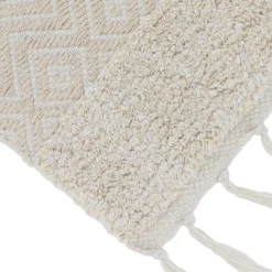 TENDANCE Tapis salon coton (45 x 90 cm) Rose Beige New