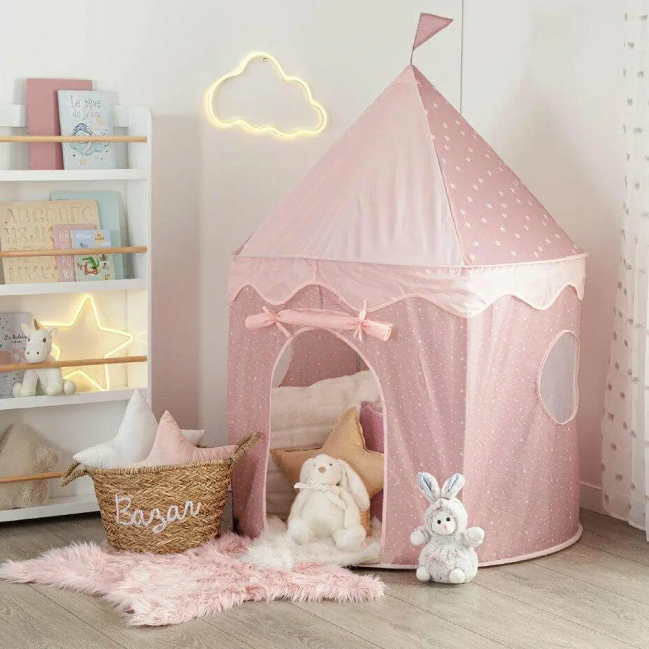 ATMOSPHERA Tente pop-up enfant (H135 cm) Tour Rose New