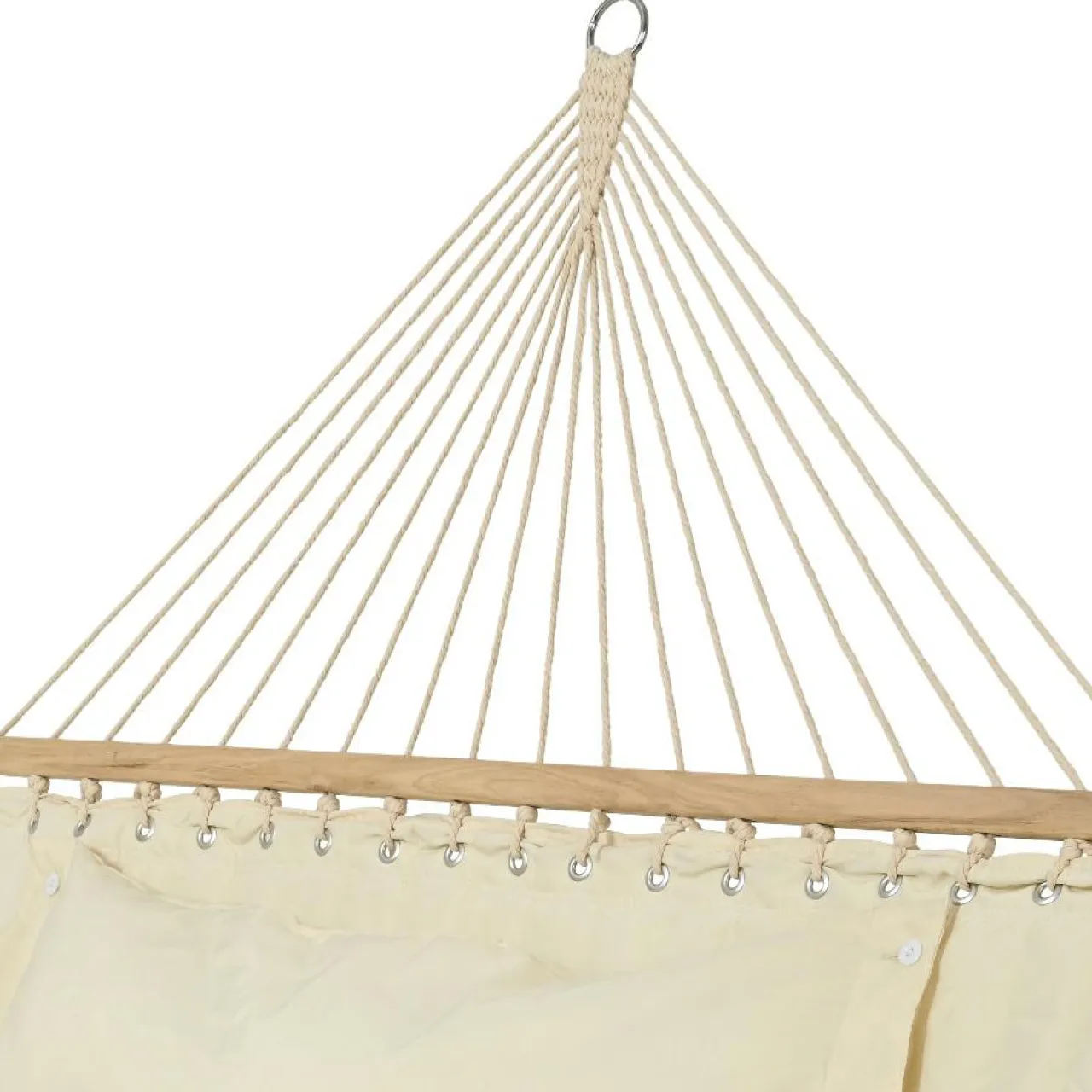 #N/A Toile de hamac 2 places avec coussin Évasion Crème Beige Online