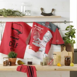 DOUCEUR D'INTERIEUR Torchon (70 cm) Comptoir Rouge New