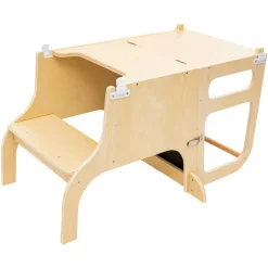Atmosphera cru017dateur d'intu017drieur for kids Tour d'observation bureau bois (H91 cm) Alba Marron New