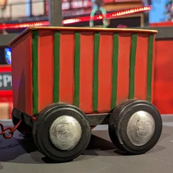 KAEMINGK Train de Noël en métal (58 cm) Wagons de marchandise Rouge Online