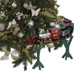 KOOPMAN Train électrique musical à piles pour sapin (D88 cm) King's Cross Outlet
