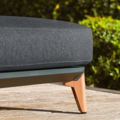 MOBELLIA Transat en aluminium Monte Carlo Gris Anthracite Discount