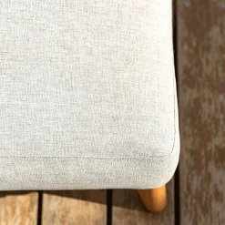 MOBELLIA Transat en aluminium Monte Carlo et taupe Blanc