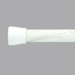 LUANCE Tringle autobloquante extensible (L110 - L200 cm / D22 mm) Rond Blanc Sale