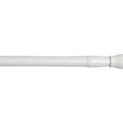 LUANCE Tringle autobloquante extensible ronde (L70 - 120 cm / D22 mm) Pression satiné Blanc Clearance