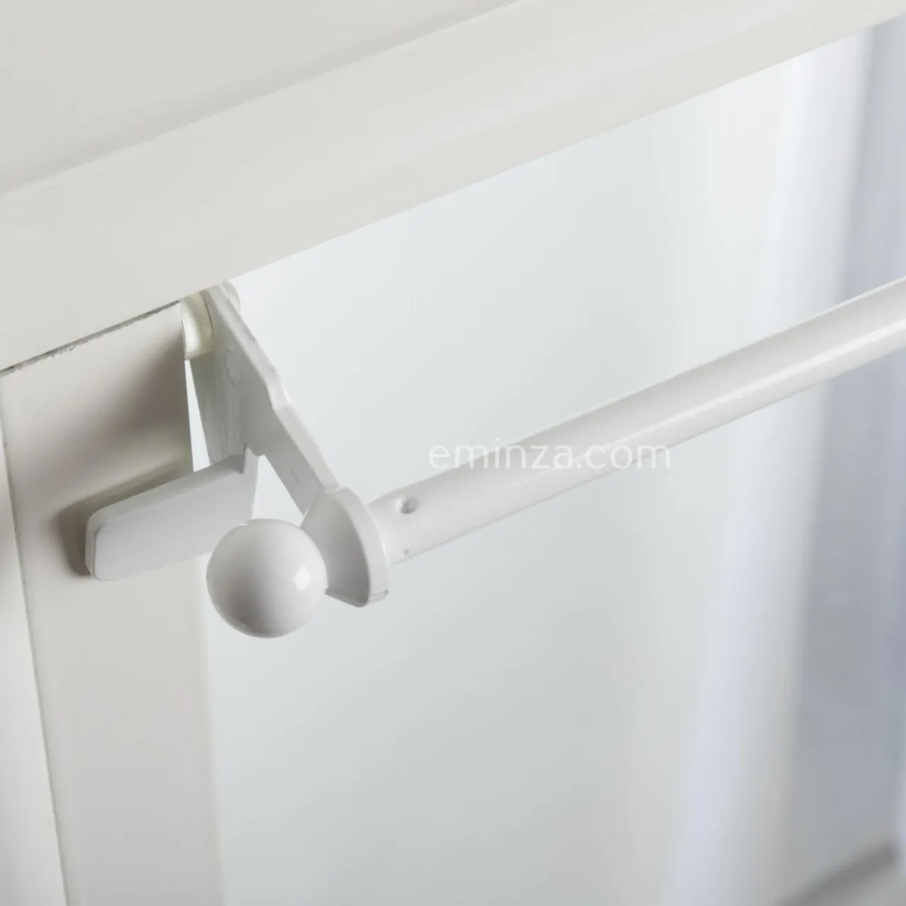 LUANCE Tringle extensible Fix'vit (50 à 80 cm) Blanc Best