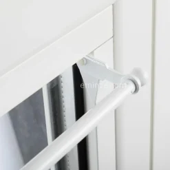 LUANCE Tringle extensible Fix'vit (30 à 50 cm) Blanc Discount