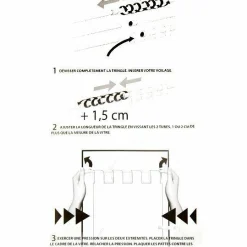 LUANCE Tringle extensible Fix'vit (30 à 50 cm) Argent Hot