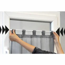 LUANCE Tringle extensible Fix'vit (30 à 50 cm) Argent Hot