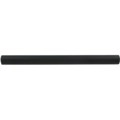 LUANCE Tringle rideau métal extensible (L185 - L350 cm / D17 - D20 mm) Jim mat Noir Hot