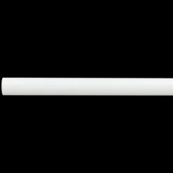 LUANCE Tringle rideau métal extensible (L180 - L350 cm / D17 - D20 mm) Jim Mat Blanc Outlet