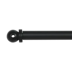 LUANCE Tringle voilage extensible ronde (L40 - 60 cm /D7 mm) Pietro mat. Noir Discount