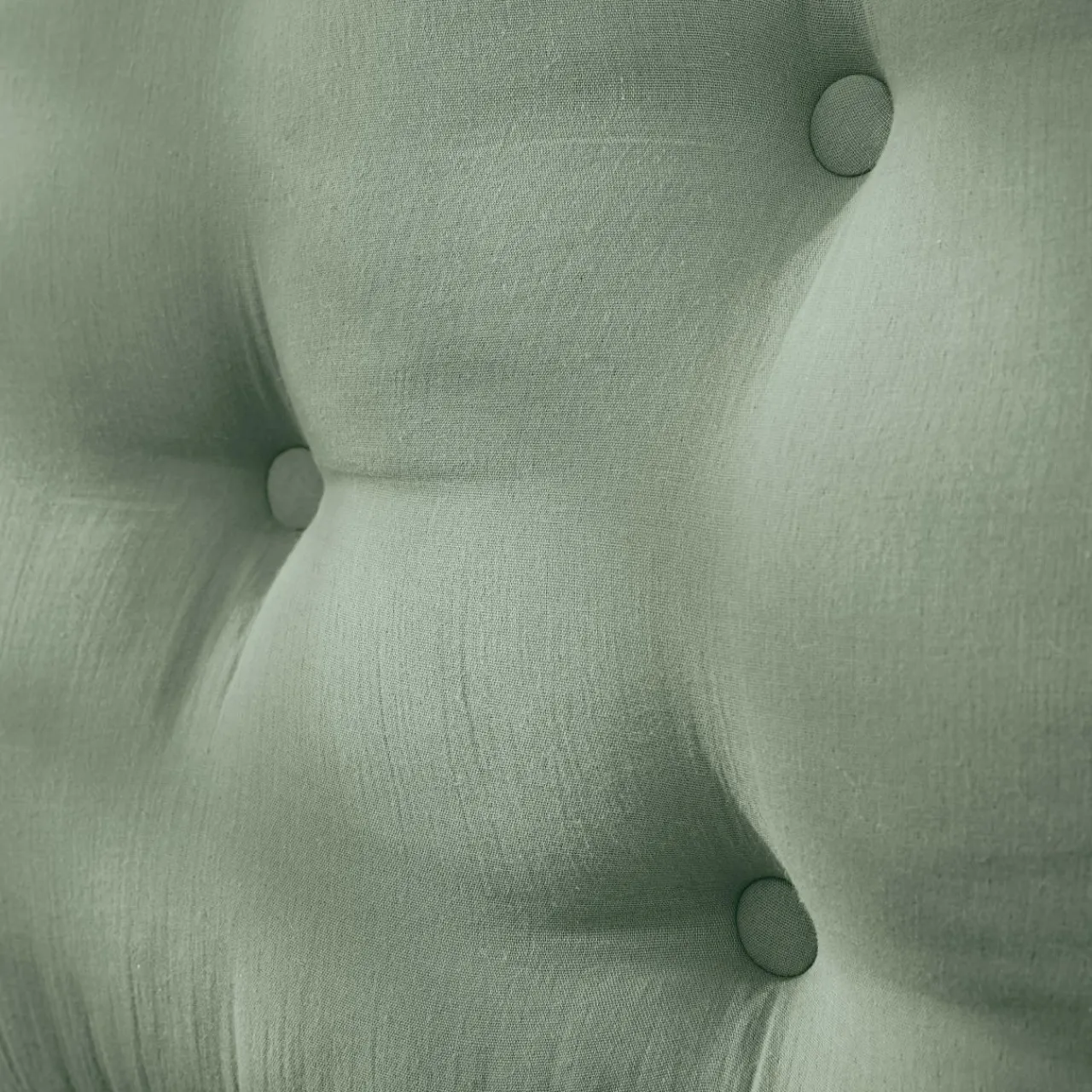 EMINZA Tête de lit coussin gaze de coton (80 x 50 cm) Gaïa Vert Eucalyptus Online