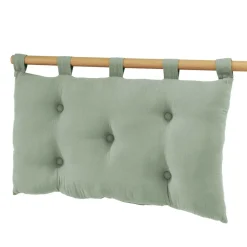 EMINZA Tête de lit coussin gaze de coton (80 x 50 cm) Gaïa Vert Eucalyptus Online