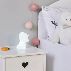 OSTARIA Veilleuse enfant (L 13,5 cm) Licorne he Blanc New
