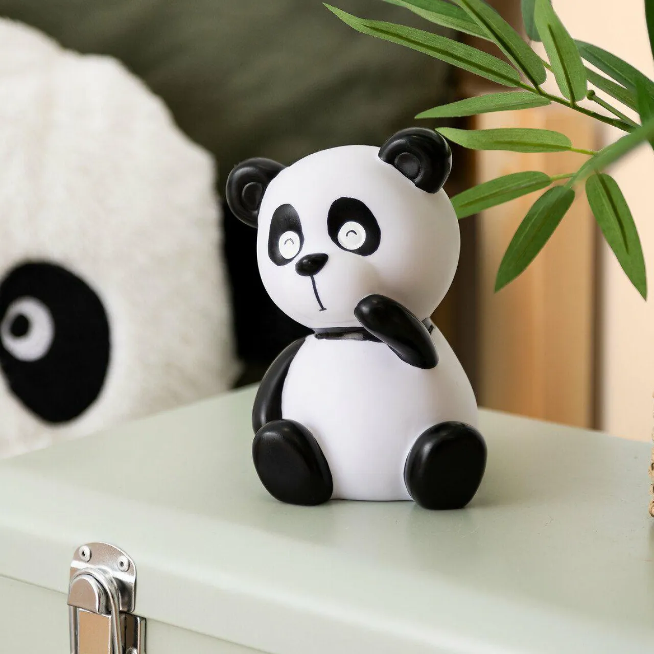 Atmosphera cru017dateur d'intu017drieur for kids Veilleuse enfant à piles (10 x 13,5 cm) Panda e Noir New