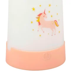 OSTARIA Veilleuse nomade enfant piles (18,8 cm) Licorne Rose