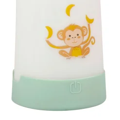 OSTARIA Veilleuse nomade enfant piles (18,8 cm) Singe e Vert New