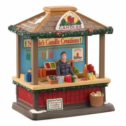 LEMAX Village de Noël lumineux Boutique de bougies Hot