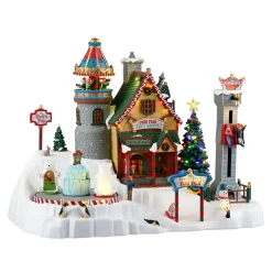 LEMAX Village de Noël lumineux, musical et animé Fête foraine du Pôle Nord New