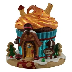 LEMAX Village de Noël lumineux à piles Chalet en chocolat Best